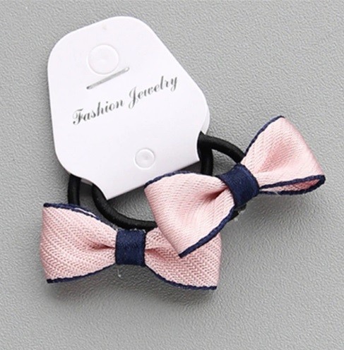 Hair Ties with Bow - 2 pcs