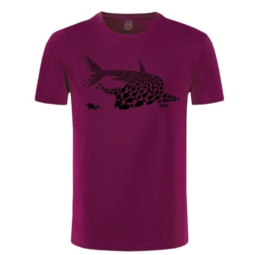 Haj-t-shirt för män T2231