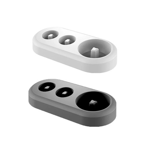 Hållare för elektrisk tandborste 10,7 x 4,8 x 1,8 cm Reservställ Kompatibel med Oral-B Plastisk organisatör för badrum
