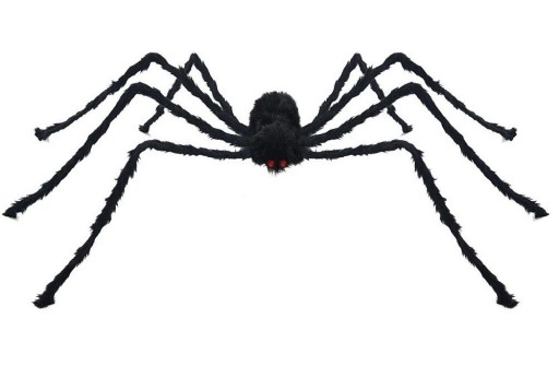 Halloween dekoration edderkop 125 cm