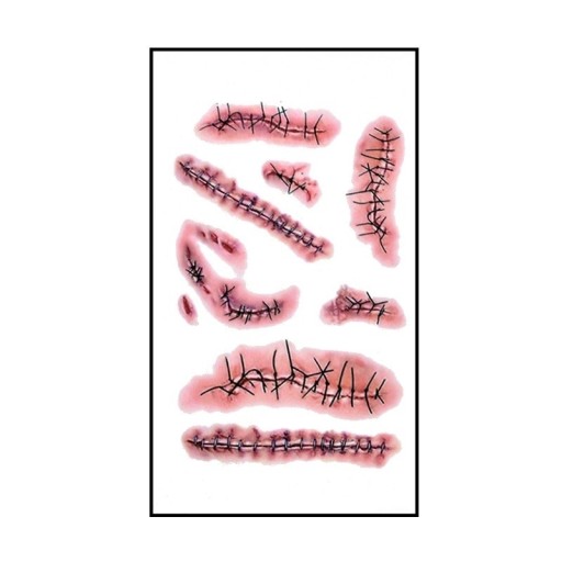 Halloween Fake Tattoo Set 6 pcs