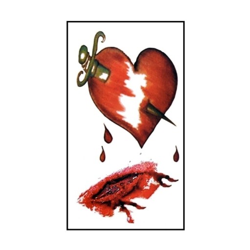 Halloween feikkitatuointisetti 6 kpl