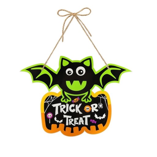 Halloween hængende dekoration flagermus 27,5 x 38 cm