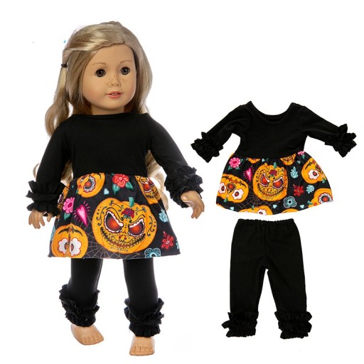 Halloween-kostume til en dukke