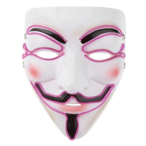 Halloween lichtgevend masker H1051