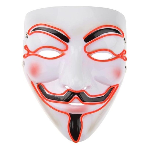 Halloween lichtgevend masker H1051