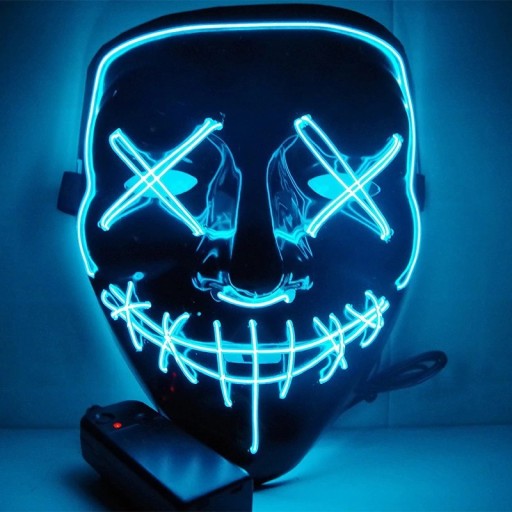 Halloween lichtgevend masker