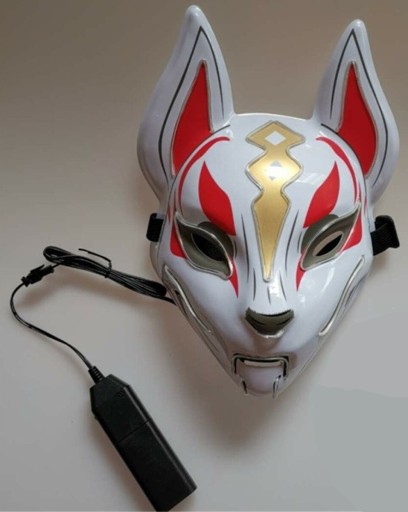 Halloween lichtgevend vossenmasker