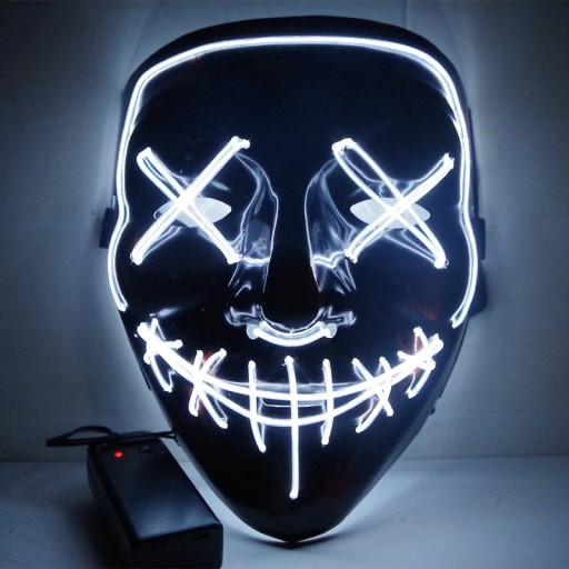 Halloween lysende maske