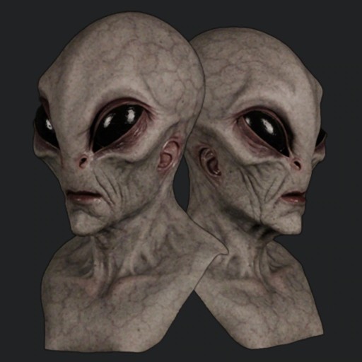 Halloween UFO-maske