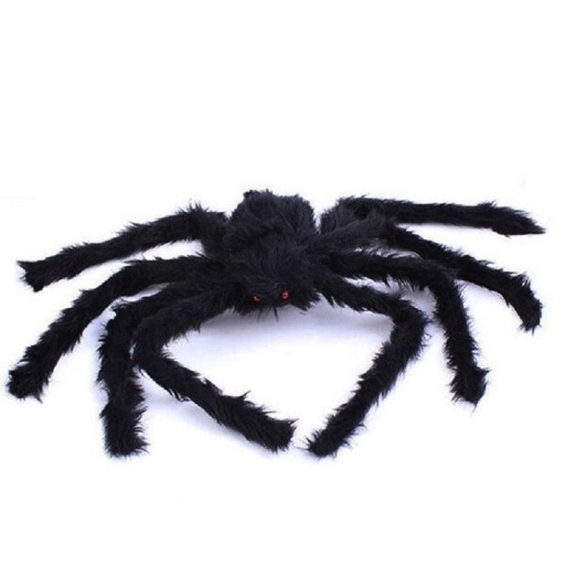 Halloweenowa dekoracja ogromny pająk 75 cm