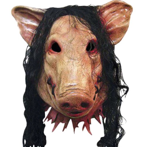 Halloweenowa maska świni