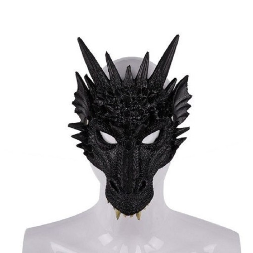Halloweenská maska drak