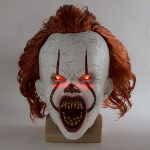 Halloweenská maska klaun