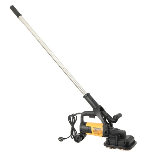Handbodenfräse für Beton, Spachtel und Stein 3800 W, 4 Schleifköpfe, Scheibe Ø 180 mm, 0–6000 U/min, Nassschliff, 8,6 kg