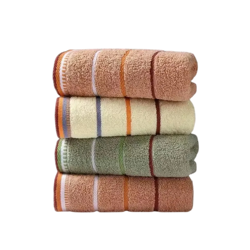 Handduk för badrum 33 x 73 cm Flerfärgad mjuk och absorberande av polyester och bomull För händer och kropp Universell hygienisk textil Lättskött Praktiskt badrumsaccessoar