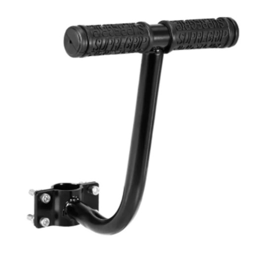 Handgreep voor passagier achter het zadel 20 x 17,5 cm antislip handvat zwart bevestiging op het frame 1–1,3" voor achterzitplaats