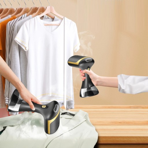 Handheld kledingstomer 1500W 350ml Wit of zwart stoomstrijkijzer voor kleding EU-stekker Snel strijken Stoom 130°C
