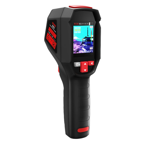Handheld thermische camera HX3-20-550C met HD-resolutie 240 x 240 px Temperatuurbereik -20 tot 550 °C 25 Hz Zwart Inspectie van leidingen en brandveiligheid