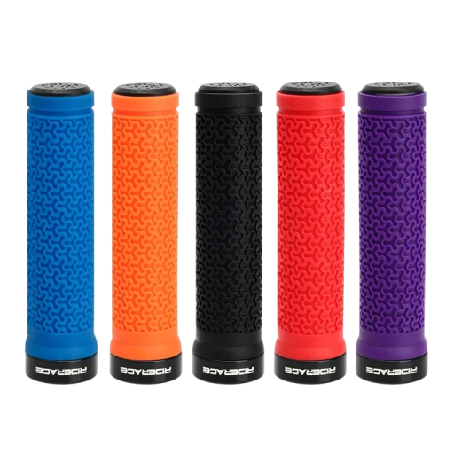 Handlebar Grips 135 x 34 mm MTB Mountain Bike Soft Rubber Grips One-Sided Locking Anti-Slip Handles Cycling Accessories