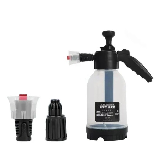 Håndpumpe til skum 2 l Bilvaskespray 34 x 12,5 cm Tryksprøjte til aktivt skum Nem at bruge