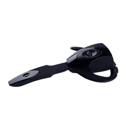 Handsfree headset Bluetooth 5.0 med mikrofon på arm og krog bag øret Batterilevetid 6 timer Rækkevidde 10 m Frekvens 20 Hz til 22 kHz Sort