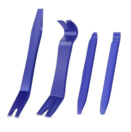 Håndværktøjssæt til bil, 4 dele, afmonteringsværktøj til plastpaneler, ergonomisk design, instrumentbrætværktøj, praktisk biludstyr