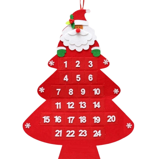 Hangende Adventskalender 59 x 43 cm