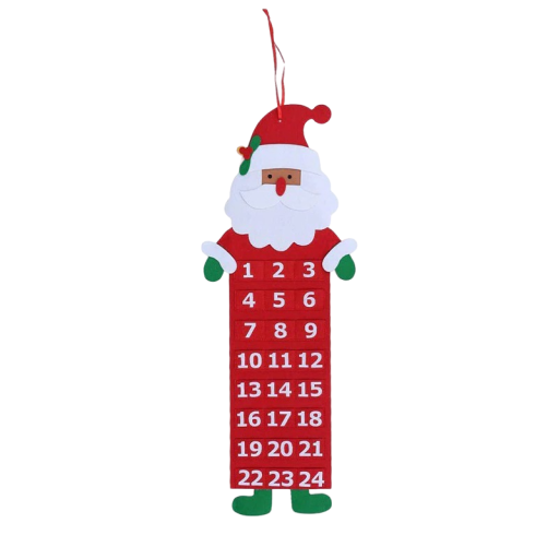 Hangende Adventskalender 79 x 21 cm