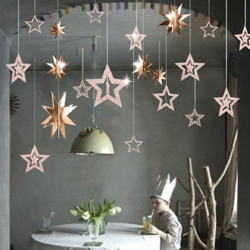 Hangende decoratie met sterren