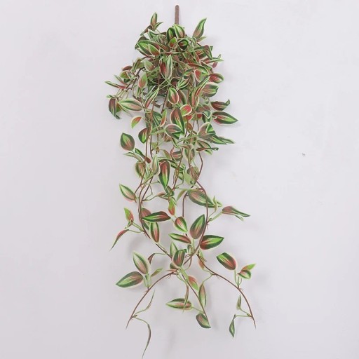 Hängende künstliche Kletterpflanze 75 cm Dekorative Girlande aus Kunststoff für die Inneneinrichtung, Hochzeit, Balkon oder hängenden Blumentopf