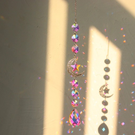 Hangende maan ornament