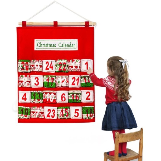 Hängender Adventskalender