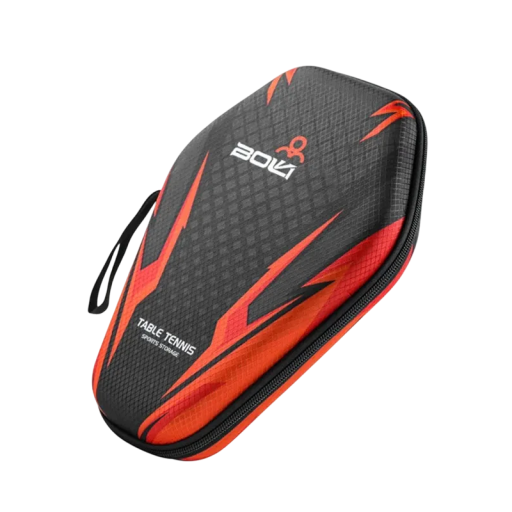 Harde waterdichte hoes voor maximaal 2 tafeltennisbatjes 27 x 18 x 5,2 cm Beschermhoes voor pingpongrackets en accessoires
