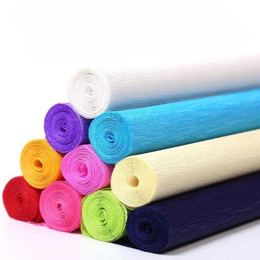 Hârtie creponată colorată 250 × 50 cm hârtie decorativă pentru creație, ambalarea cadourilor și aranjarea florilor
