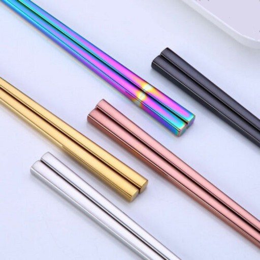 Hashi de jantar em aço inoxidável