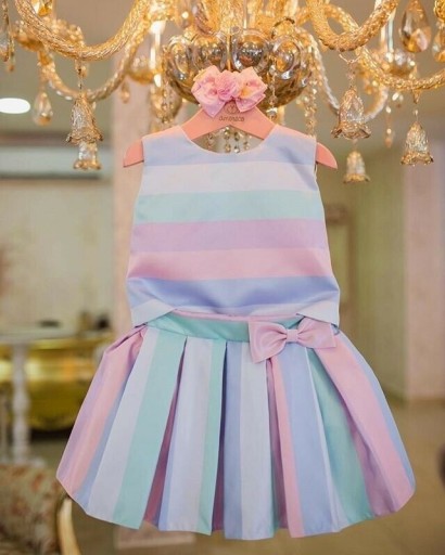 Haut et jupe pour fille L1299