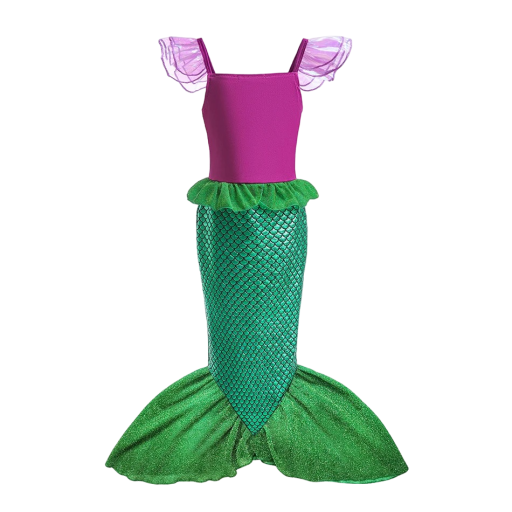 Havfruekostume Pigekostume Havfrue-cosplay Karneval havfruekostume Halloween-kostume til piger