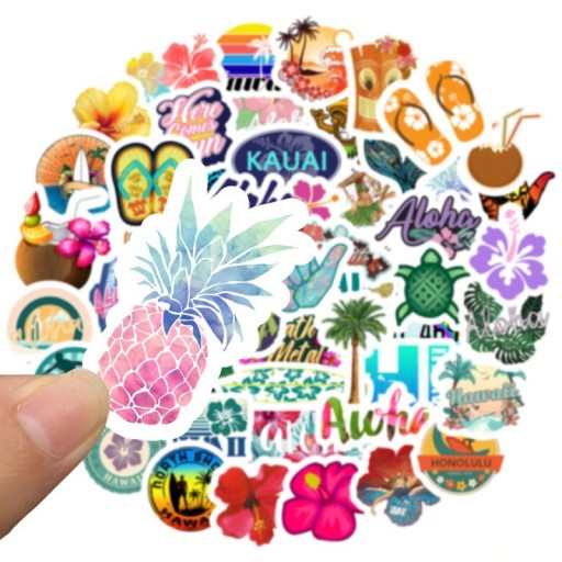 Hawaii klistermärken 50 st