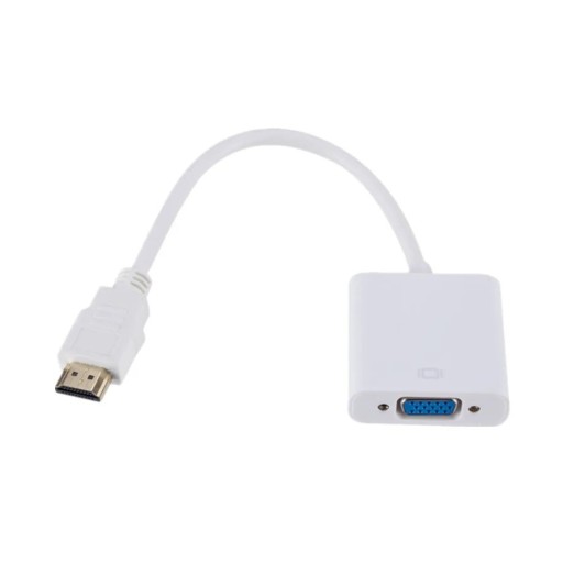 HDMI naar VGA-converter Digitale signaalconverteradapter voor monitor, projector, tv, compatibel met pc, laptop, gameconsole, plug &amp; play