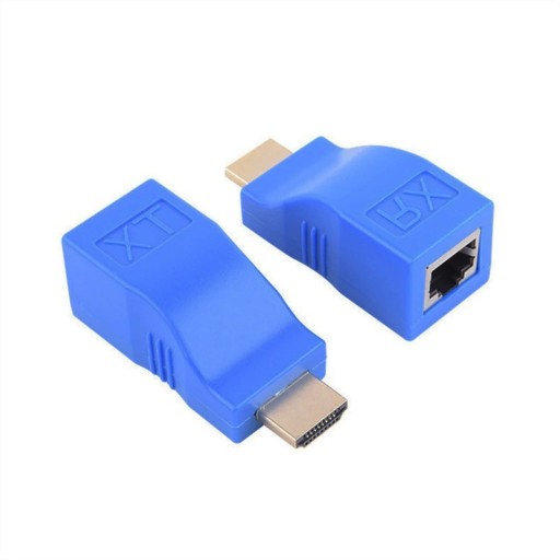 HDMI TX- og RX-forlænger over LAN