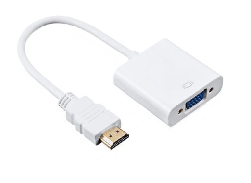 HDMI-VGA-sovitin äänilähdöllä