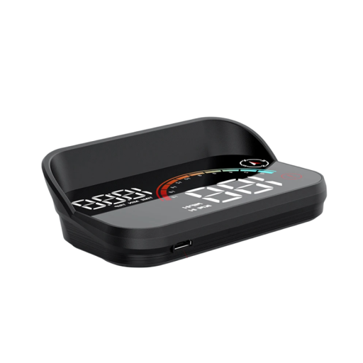 Head Up display HUD GPS 3,5" Proiezione sul parabrezza 9,5 x 5 x 3 cm Tachimetro Bussola Luminosità automatica Orologio Tempo di guida Allerta superamento velocità