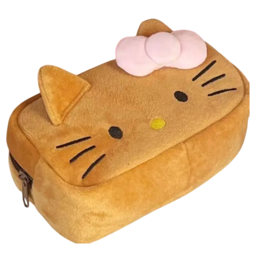 Hello Kitty pluș creion caz Kawaii drăguț creion și machiaj depozitare geantă de mare capacitate cadou geantă pentru fete școală husă