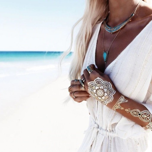 Henna para tatuagens temporárias - Cor Branca