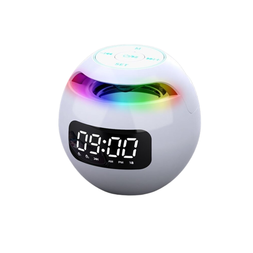 Herätyskello LED-näytöllä ja Bluetoothilla