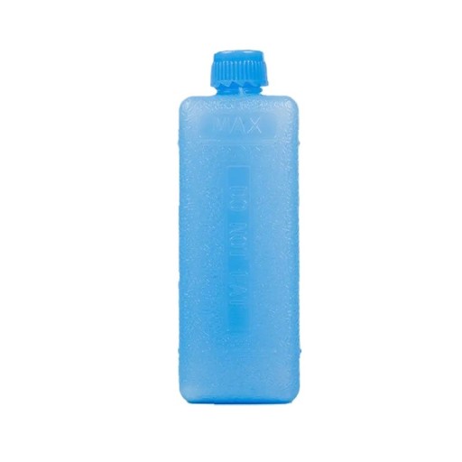 Herbruikbaar koelblok gevuld met water smalle afmeting 11,5 x 4 x 3 cm voor koelbox en airconditioning ventilator