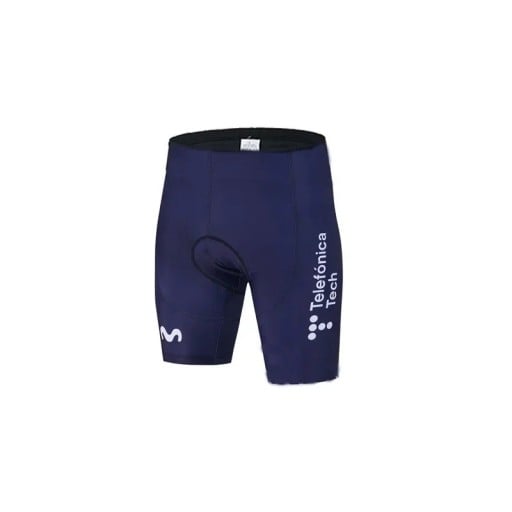 Heren donkerblauwe fietsbroek, voor fietsen, sport en vrijetijdsactiviteiten