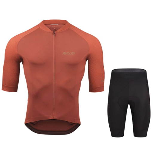 Heren fietset met shirt en shorts voor fietsen, sport en activiteiten