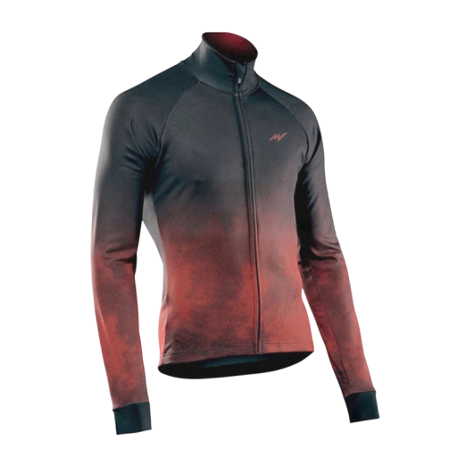 Heren fietsshirt met lange mouwen voor de fiets en sport in koelere weersomstandigheden